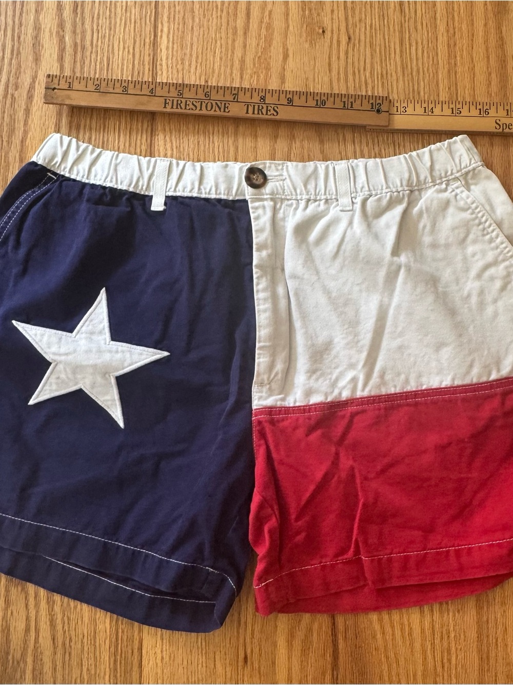 Chubbies Men's Texas Flag "The Lone Star"  Shorts - Size XL